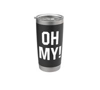 Oh My Funny Halloween Day Costume Idée de fête Gobelet isotherme en acier inoxydable double paroi