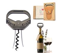 OHAANYY Tire-Bouchon Ah-So 3-en-1 | Ouvre-Bouteille Vins Anciens | Tire-bouchon Ah-So OHAANYY à deux broches pour extraire sans effort les bouchons de vins anciens et fragiles.