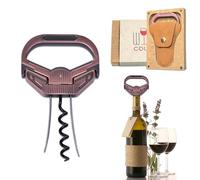 OHAANYY Tire-Bouchon Bilame Cuivré | Ouvre-Bouteille Vins Anciens | Tire-bouchon bilame OHAANYY cuivré pour extraire sans effort les bouchons de vins anciens et fragiles.