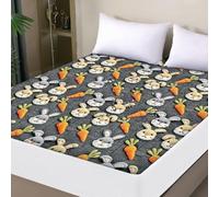 Ohano Protège-matelas 5D effet imperméable 160x200 cm, housse de couette étanche et respirante, protection contre les fuites urinaires, protège-lit pour toutes les saisons