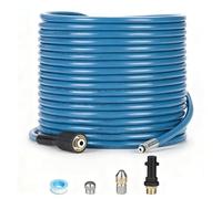 OHAYORI 15M Tuyau Déboucheur Canalisation pour Kärcher K2 K3 K4 K5 K6 K7, Kit Furet Professional with Buse Rotatif & Buse à Jet, 180 Bar Flexible Nettoyeur Haute Pression Accessoire pour M22 Connexion
