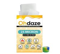 Ohdaze Lot de 40 sacs filtrants en nylon pour colophane 25 microns 5 x 10 cm