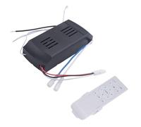 Ohewiiuk Kit de Télécommande Universelle pour Ventilateur de Plafond 50W à 6 Vitesses avec Fonction de Minuterie pour Éclairage de Ventilateur de Plafond en Courant Continu (DC).