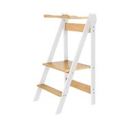 OHMG OHMG Tour d Observation Enfant,3 Hauteur Réglable Tour d'observation Montessori,Sûr et Sécurisé Tour d'apprentissage Bebe en Bambou,Chaise Montessori Enfant À Partir de 18 Mois