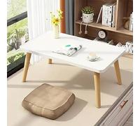 OHMG Table Basse Rectangulaire,Table D'appoint,Table Basse Moderne en Bois pour Salon,Moderne Table de Salon,Rectangulaire Bureau d'angle Rectangle,Table de Lit