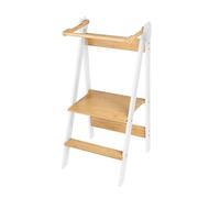 OHMG Tour Montessori Pliable,Tour d Observation Enfant,Tour d'observation Montessori, Tour d'apprentissage pour Enfants,Bois Naturel,Tour d observation enfant pliable,Chaise Pliable pour Apprentissage