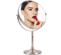 Ohotecy Miroir de Maquillage 8’’ Double Face 1X/10X | Grand Miroir de Table Pivotant, Grossissement Haute Précision, Miroir Cosmétique pour Maquillage & Soin du Visage