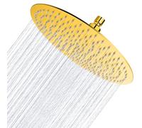 Ohotecy Pommes de douche Tete de Douche Inox Pommeau de Douche Ronde 30CM, Tete de Douche Pluie Universelle Filetage 1/2 Pouce, Rotatif 360° Facile à Installer et à Nettoyer Nombre de buses : 144