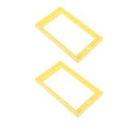 OHPHCALL 2 Pièces Boîte de Rallonge Électrique 6-32x1,25 Jaune 1/4 Pouce avec Vis Intégrées en Plastique pour Projets de Câblage Domestique et Laboratoires