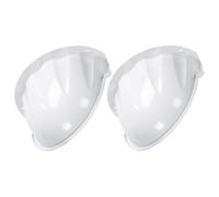 OHPHCALL 2Pcs Protection pour Caméra Extérieure en Plastique Blanc, Housse Simple et Élégante Protection Solaire, Facile à Installer pour Caméra de Sécurité