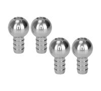 OHPHCALL 4 Pièces Filtre Acier Inoxydable Pondéré pour Tuyau de Nettoyage sous Pression Accessoire pour Pistolet à Mousse avec Maille Anti-bouchage