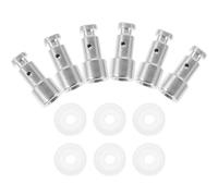 OHPHCALL 6ensembles Vanne Flottante pour Autocuiseur Électrique de Soupapes Acier Inoxydable avec Joints Silicone Installation Facile Étanchéité et Accessoires pour Cuiseurs à Pression