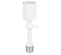 OHPHCALL Adaptateur Flexible pour Ampoule E27 Camping, Douille Prolongatrice Céramique Résistante la Chaleur, Pivotante à 350°, pour Lampe Ventilateur Plafond