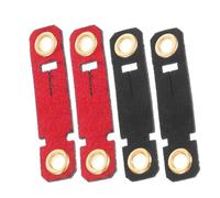 OHPHCALL Anneaux réglables pour Oiseaux 4PCS en Velours, Harnais léger avec Fonction Anti-Perte, Accessoires pour propriétaires d'oiseaux en DIY