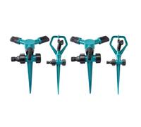 OHPHCALL Arroseurs Automatiques Rotatifs à 360 Degrés pour Pelouse et Légumes, 4 Pièces en Abs, Arrosage de Jardin et Refroidissement de Toiture