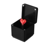 OHPHCALL Boîte à Surprises Rouge en Plastique et Fer avec Cœur Pop-up 3d pour Saint-valentin et Anniversaire, Design Élégant et Effet Visuel Tridimensionnel