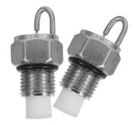 OHPHCALL Buse de Brumisation en Acier Inoxydable 2pcs, Haute Pression, Humidification Anti-bouchage, Trou de 0,3mm, Filetage 1/8, pour Balcon et Intérieur