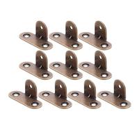 OHPHCALL Connecteur Angle Droit en Laiton Épaissi 10pcs, Équerres d'angle pour Meubles et Établi, Installation Facile, Support Charge Lourde pour Projet DIY Maison