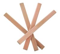 OHPHCALL Crayons de Charpentier Améliorant L'efficacité de Travail Chantier Lot de 4 en Bois Beige Robustes et Solide pour Construction