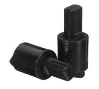 OHPHCALL Ensemble de 2 Amortisseurs pour Siège de Toilette Intelligent, Fermeture Douce et Silencieuse, Plastique Noir, Installation Rapide pour Wc à Domicile