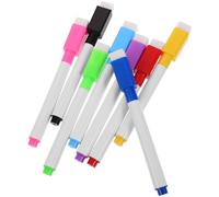 OHPHCALL Feutres pour Tableau Blanc Effaçables à Sec avec Effaceur Intégré et Design Magnétique Encre Liquide Non Toxique Couleurs Vives pour École Bureau et Maison