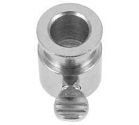 OHPHCALL Fixateur de Tige en Fer pour Rôtissoire Barbecue, Manchon M5 Argenté Surface Lisse, Facile à Installer pour Cuisson Extérieure