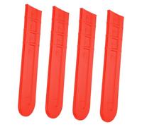 OHPHCALL Guide-chaîne de Tronçonneuse et Orange en Plastique pour Guide-chaîne de Tronçonneuse 4 Pièces Fourreau de Protection Anti-Rayures Barre de Usage Extérieur