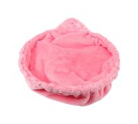 OHPHCALL Hamac pour Chat, Panier Suspendu Rond en Peluche et Acier, Rose, Facile à Nettoyer, Chaleur Surélevée, Plateforme de Rechange pour Arbre à Chat, Petit Animal