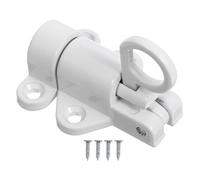 OHPHCALL Loquet à Ressort de Porte en Alliage d'Aluminium, Targette pour Meuble, Placard et Fenêtre, Ressort de Précision, Blanc, pour Maison et Bricolage