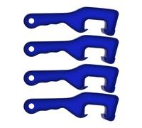 OHPHCALL Ouvre-seau Plastique Bleu 4pcs Levier Maximal Anti-rouille pour Couvercles de Seaux et Pots de Peinture Garage Fermentation