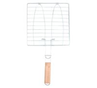 OHPHCALL Panier à Griller Grosse Surface de Cuisson pour Barbecue en Fil de Fer et Verrouillage Sécurisé, pour Poisson et Légumes