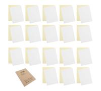 OHPHCALL Papier sans Carbone Blanc et Jaune pour Copies Automatiques, 50 Sets, Papier de Bureau Multifonction pour Livres de Comptes et Usage Professionnel