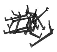 OHPHCALL Pince de Pliage de Brindilles pour Plantes et Arbres Fruitiers, Lot de 10 Pièces en PE Noir, Disperse l'eau et Favorise la Croissance, pour Jardinage