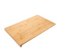 OHPHCALL Planche à Découper Grand Design Multifonction avec Couvercle Intégré en Bois Khaki pour Évier pour Découper Légumes, Fruits et Viandes Cuisine