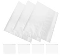 OHPHCALL Pochette Dossard Running en PVC Blanc, Résistant la Déchirure, Facile à Transporter, Lot de 100 pour Affichage et Protection Quotidienne des Numéros de Course