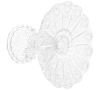 OHPHCALL Porte-dessert en Verre Élégant et Délicat, Coupe à Fruits Vintage Pied, Plateau pour Fruits Secs, pour Buffet et Présentation Raffinée