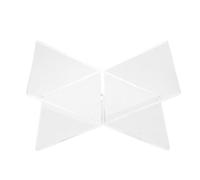 OHPHCALL Pupitre de Lecture en Acrylique Blanc, Support Multifonction de X pour Livres et Partitions, pour Jouer et Travailler à Domicile