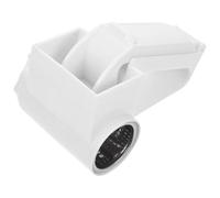 OHPHCALL Râpe à Fromage et Protection des Doigts en Acier Inoxydable Rotative Manuelle Poignée Confortable Couleur Blanc Cuisine et Pâtisserie