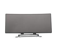 OHPHCALL Réveil Digital LED Affichage Multi-Fonctions et Grand Écran Numérique, Verre Miroir Vert, Réveil Silencieux Adapté au Restaurant et Bureau, Alimentation Piles AAA