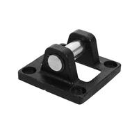 OHPHCALL Support de Vérin Pneumatique et Boulons en Fer avec Base à Double Oreilles Bride de Montage Robuste pour Équipement Pneumatique Industriel