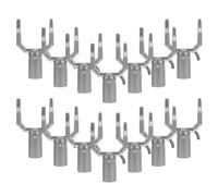 OHPHCALL Tuteur Pièces Alliage en Jardin d'arbre D'aluminium de Argenté 15 Support Multifonctionnel, Solide pour Branche Végétale Vergers et Vignobles