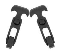OHPHCALL Verrous de boîte à outils, Loquet de coffre à outils robuste en acier inoxydable et caoutchouc, lot de 2, antichoc et résistant à l’usure, pour armoire à outils et capot moteur,
