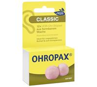 OHROPAX Bouchons d'oreilles classiques - Bouchons avant-oreilles pour protéger contre le bruit, l'humidité et le vent - En cire malléable et souple - Confortables et adaptés à toutes les oreilles