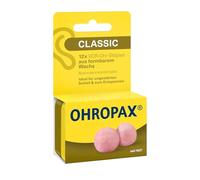 OHROPAX Bouchons d'oreilles classiques - Bouchons avant-oreilles pour protéger contre le bruit, l'humidité et le vent - En cire malléable et souple - Confortables et adaptés à toutes les oreilles