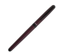 OHTO CR02 CR02 Stylo à bille en céramique, pointe fine de 0,5 mm, corps en aluminium moyennement épais avec composants en laiton, vin mat, encre noire rechargeable à base d'eau, CR02-05-MWI