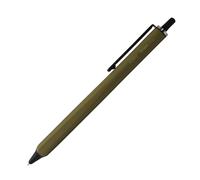 OHTO GS02-G5-KK Stylo à bille GS2 en aluminium et clip en laiton de couleur kaki, largeur de trait 0,5 mm