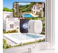 OIEXEN Caméra de Fenêtre 2K 3MP Magnétique Camera Interieur Surveillance | Anti-Éblouissement, WiFi 6 2,4/5 GHz, Vision Nocturne Couleur, Détection IA, Audio Bidirectionnel, Enregistrement 24/7