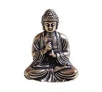 Oikabio Mini statue de Bouddha Statue de Bouddhisme Chinois en cuivre pur Sakyamuni Statue de Bouddha