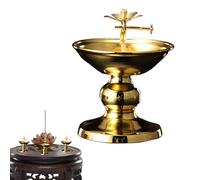 Oil Lamp Dish, Candle Holder, Buddhist Decoration Lamp, Golden Buddhist Lamp, Desktop Kerosene Holder, Buddhist Oil Lamp, Golden Candle Holder, Tea Room Light, Bedroom Oil Lamp, Kerosene Ligh