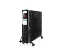 Aigostar Oil Monster - Radiateur à bain d’huile 2500W, 13 éléments, Noir | Télécommande, 3 Modes + ECO, Minuterie 24h, Thermostat Réglable, Écran LED, Radiateur Electrique Mobile Silencieux